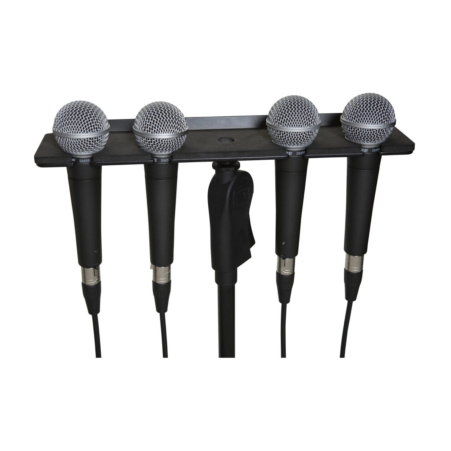 Gator Frameworks Multi Mic Holder – Four (4) Mics