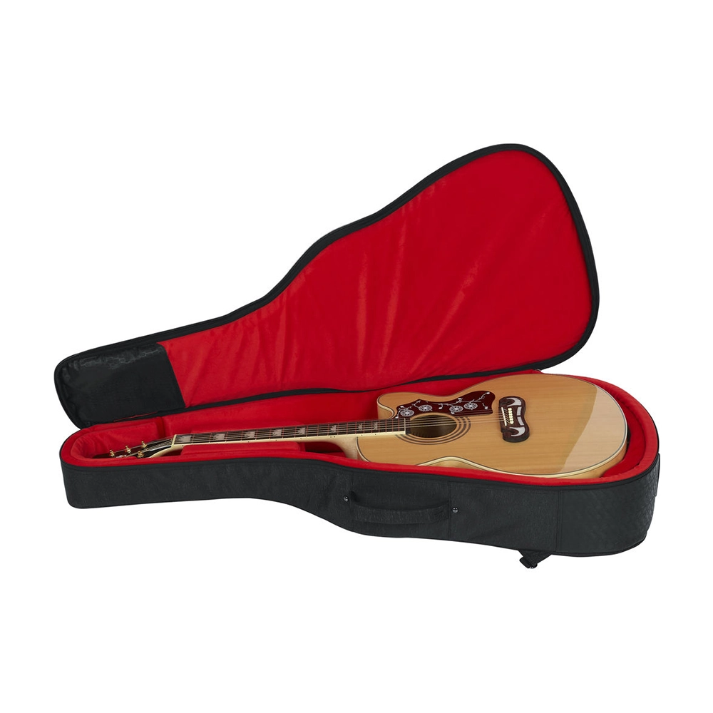 Gator Cases Transit Series Gig Bag for Jumbo Acoustic Guitar (Charcoal)