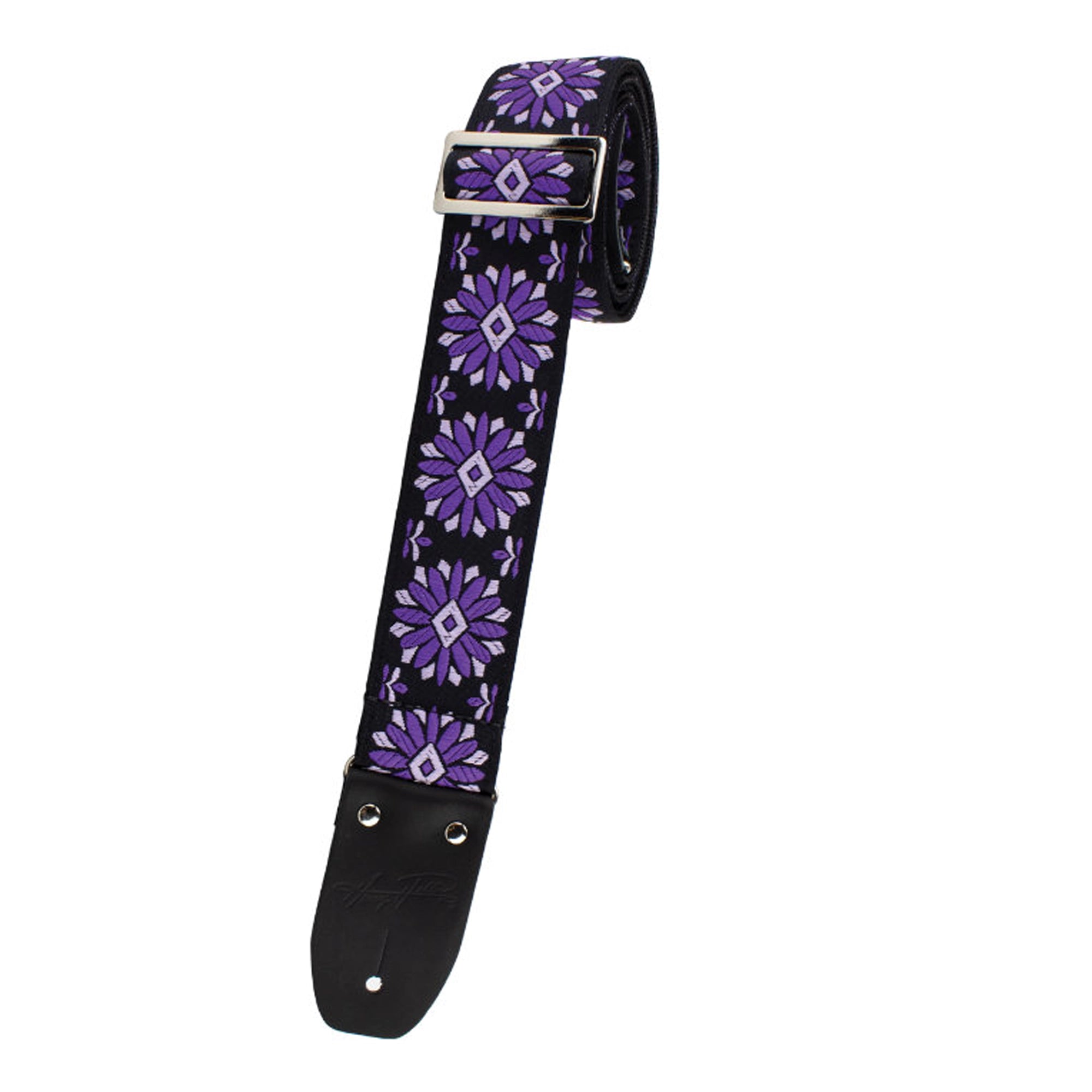 Henry Heller Woven Jacquard Strap - Purple Blossom