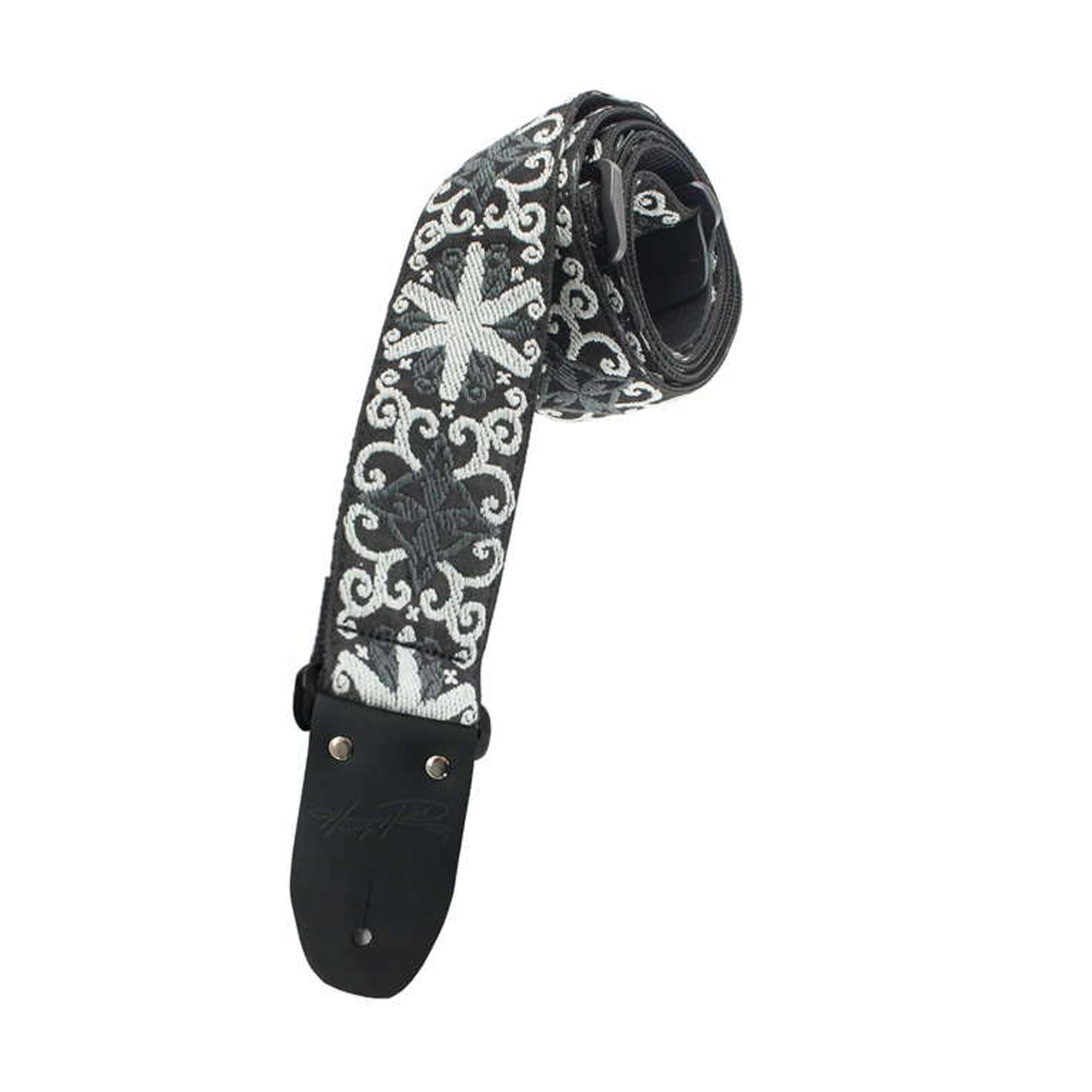 Henry Heller 2" Woven Jacquard Strap - Silver Spinner