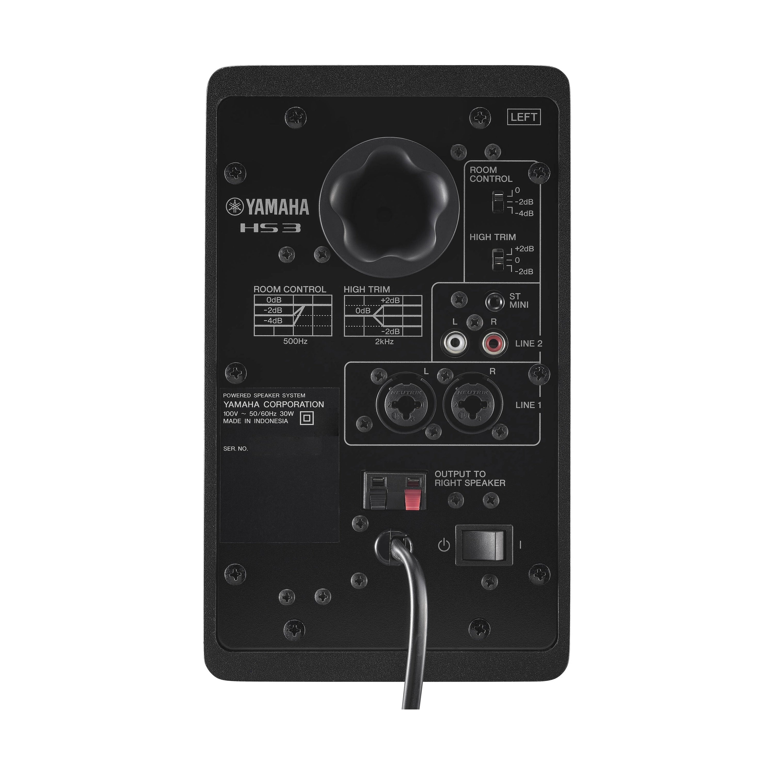 Yamaha Par de Monitores de Estudio Amplificados HS3 de 3.5" - Negro