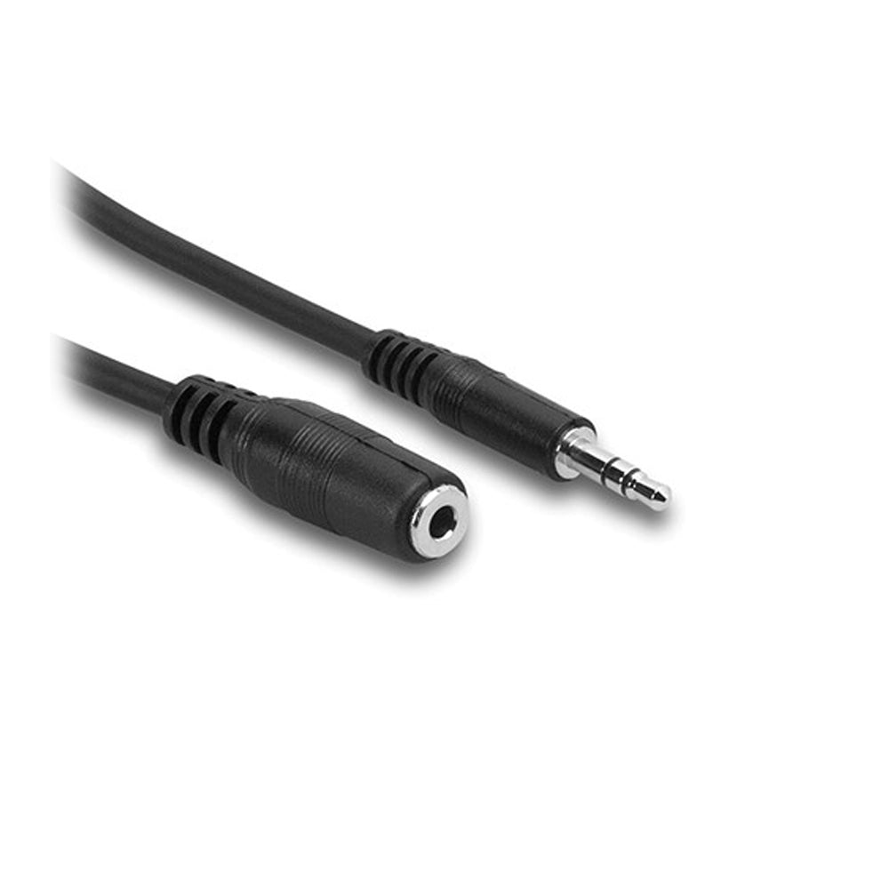 Hosa MHE-105 3.5mm TRS Female to 3.5mm TRS Male Extension Cable - 5 foot