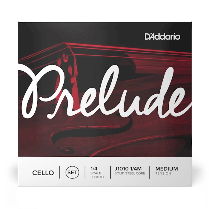 D'Addario J1010 Prelude Cello Strings - 1/4 Size Medium Tension