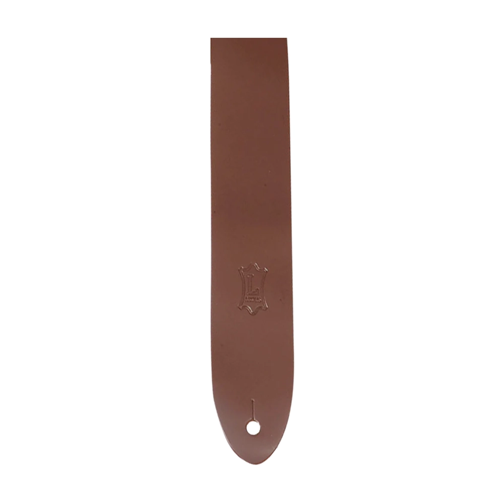 Lead Leather Series by Levy's: 2" Leather Brown Strap