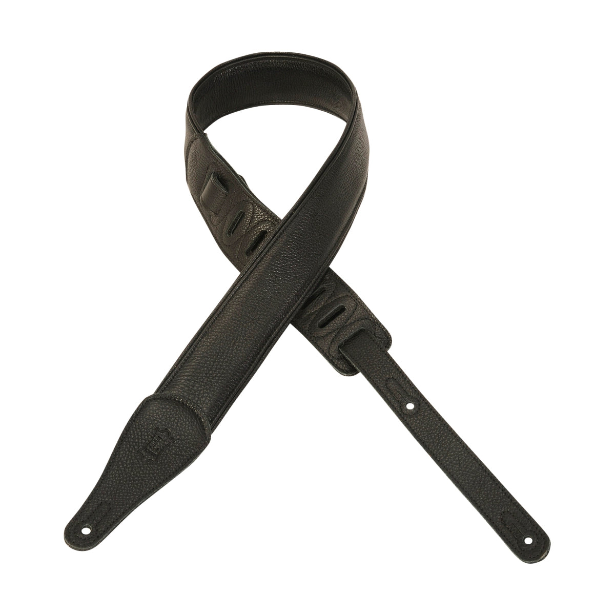 Levy's M17CG Garment Leather Guitar Strap - Black