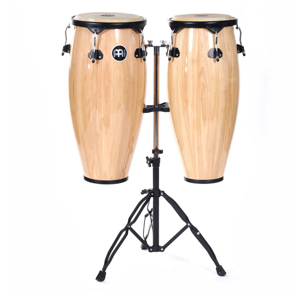 Meinl Conga Set MC82 11" & 12" w/ Tripod Stand - Natural