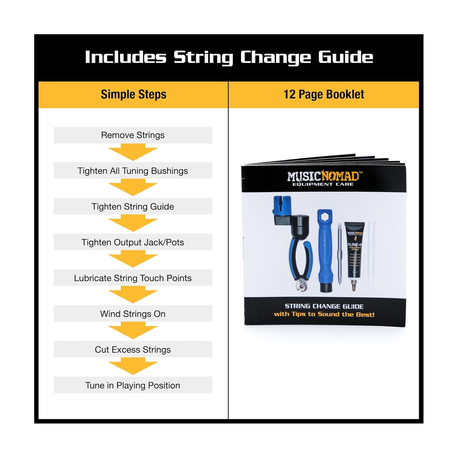 MusicNomad String Change Tool Kit