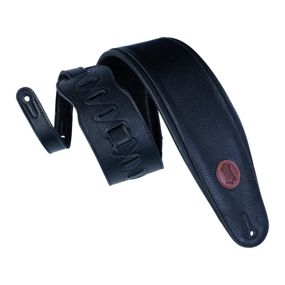 Levy's MSS2-4 Garment Leather XL Bass Strap - XL Black