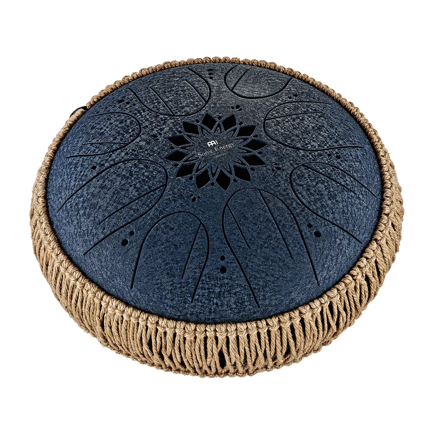 Meinl Sonic Energy Medium Octave Steel Tongue Drum, C Minor - 10 inch, Navy Blue