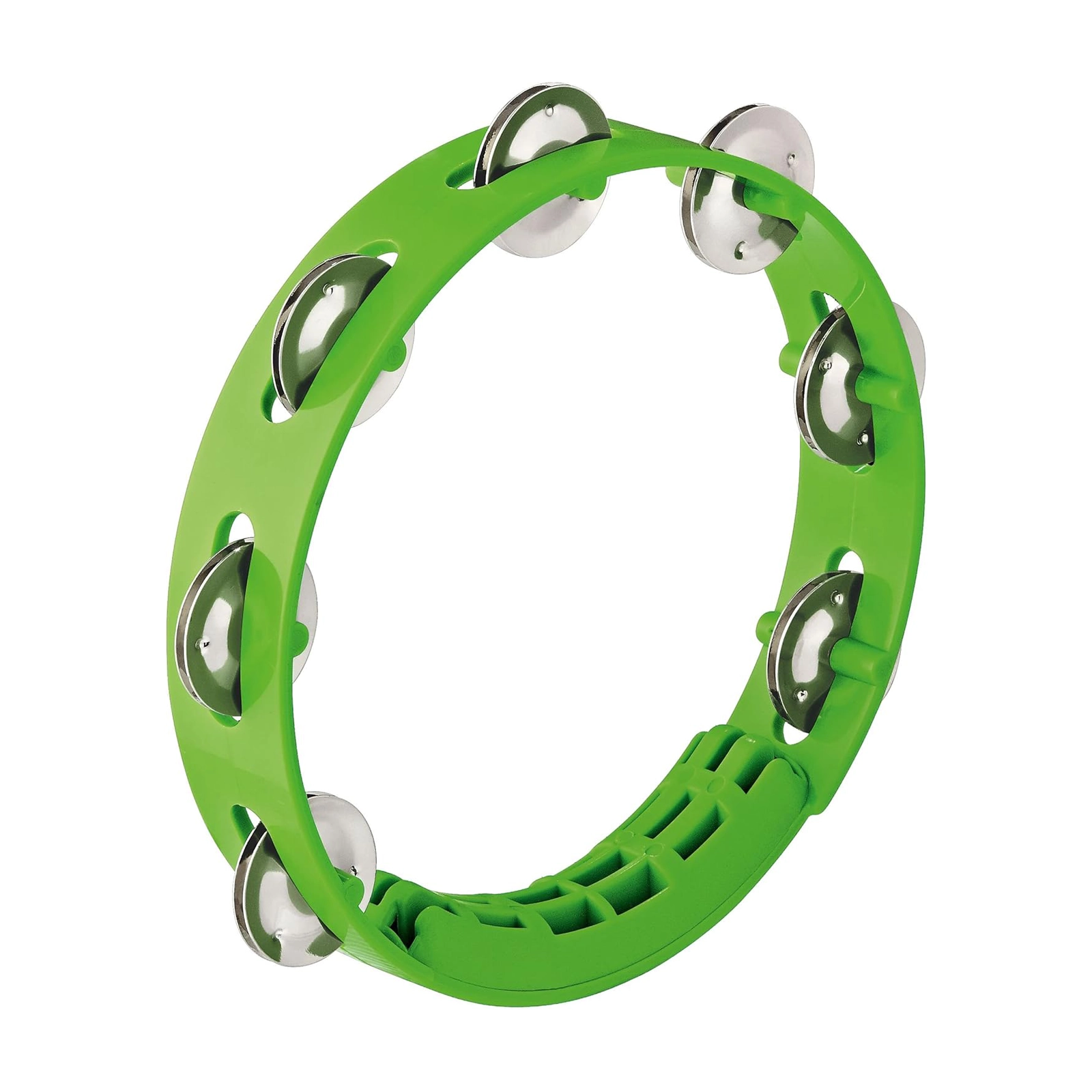 Nino Percussion NINO49GG 8" Compact ABS Tambourine - Grass Green