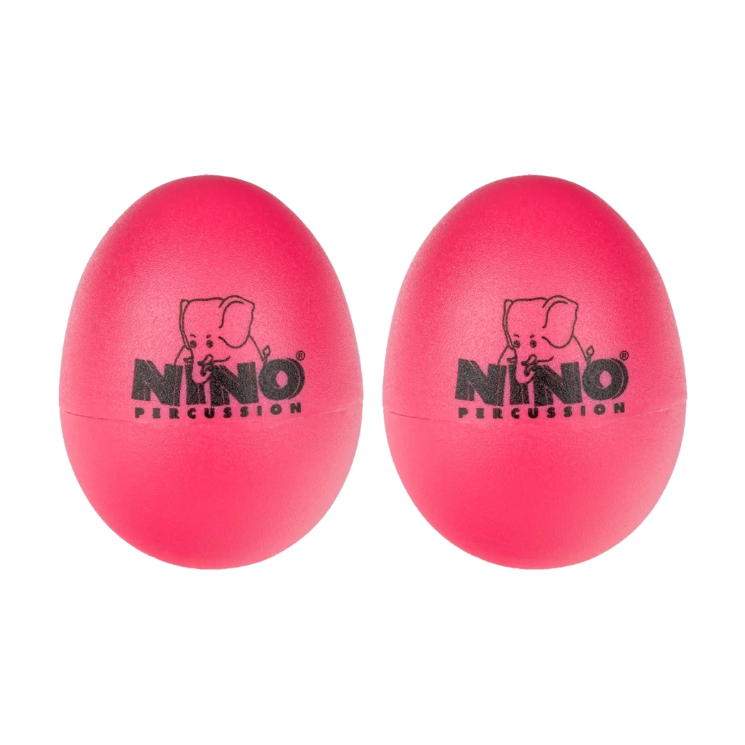 Plastic Egg Shaker Pairr - Strawberry Pink 2 pc.