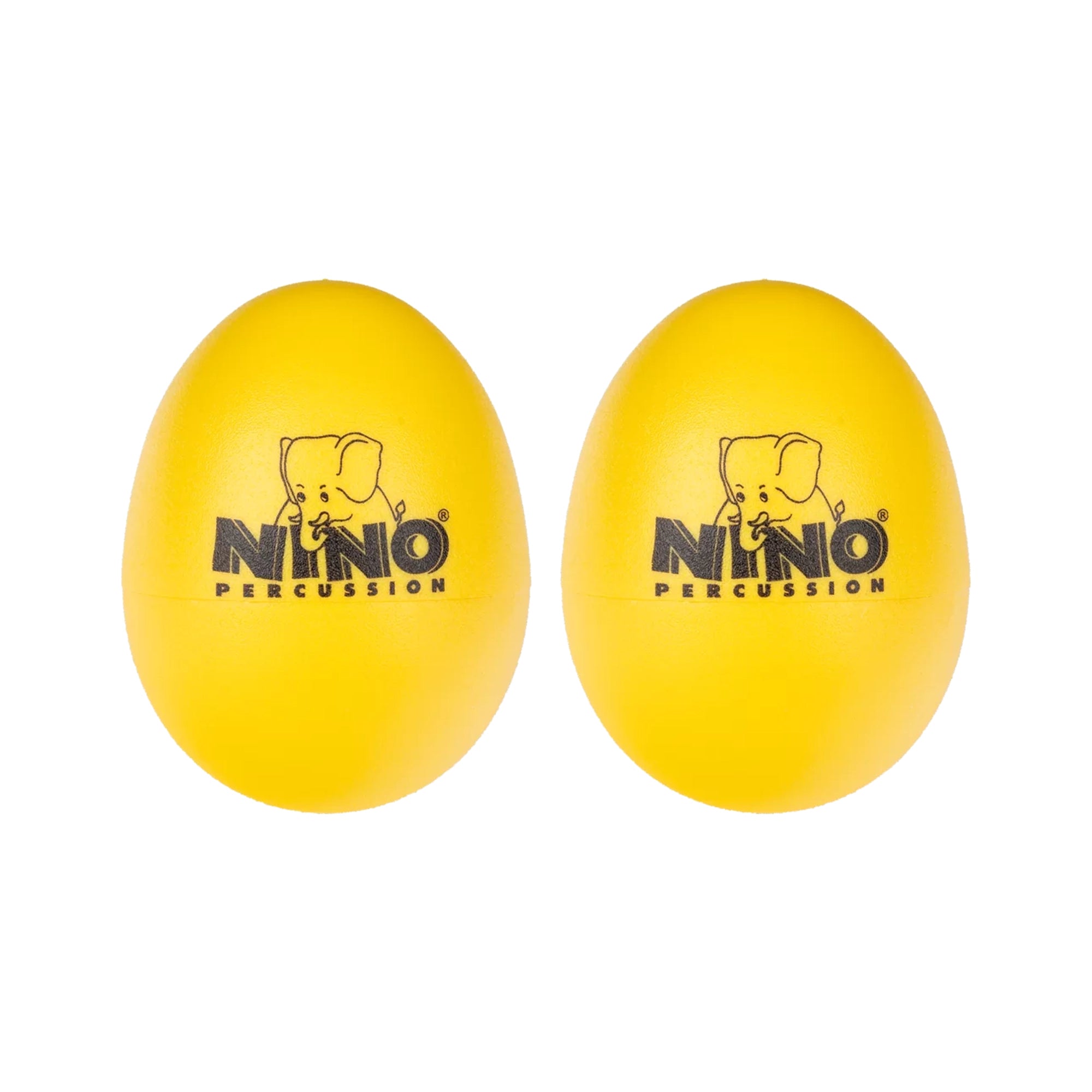 Plastic Egg Shaker Pair - Yellow 2 pc.