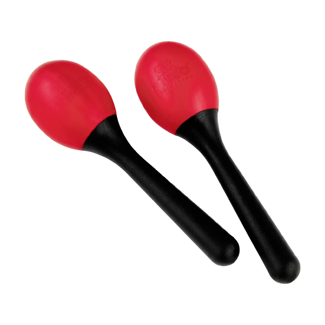 Nino Percussion NINO569R Egg Maracas, Red