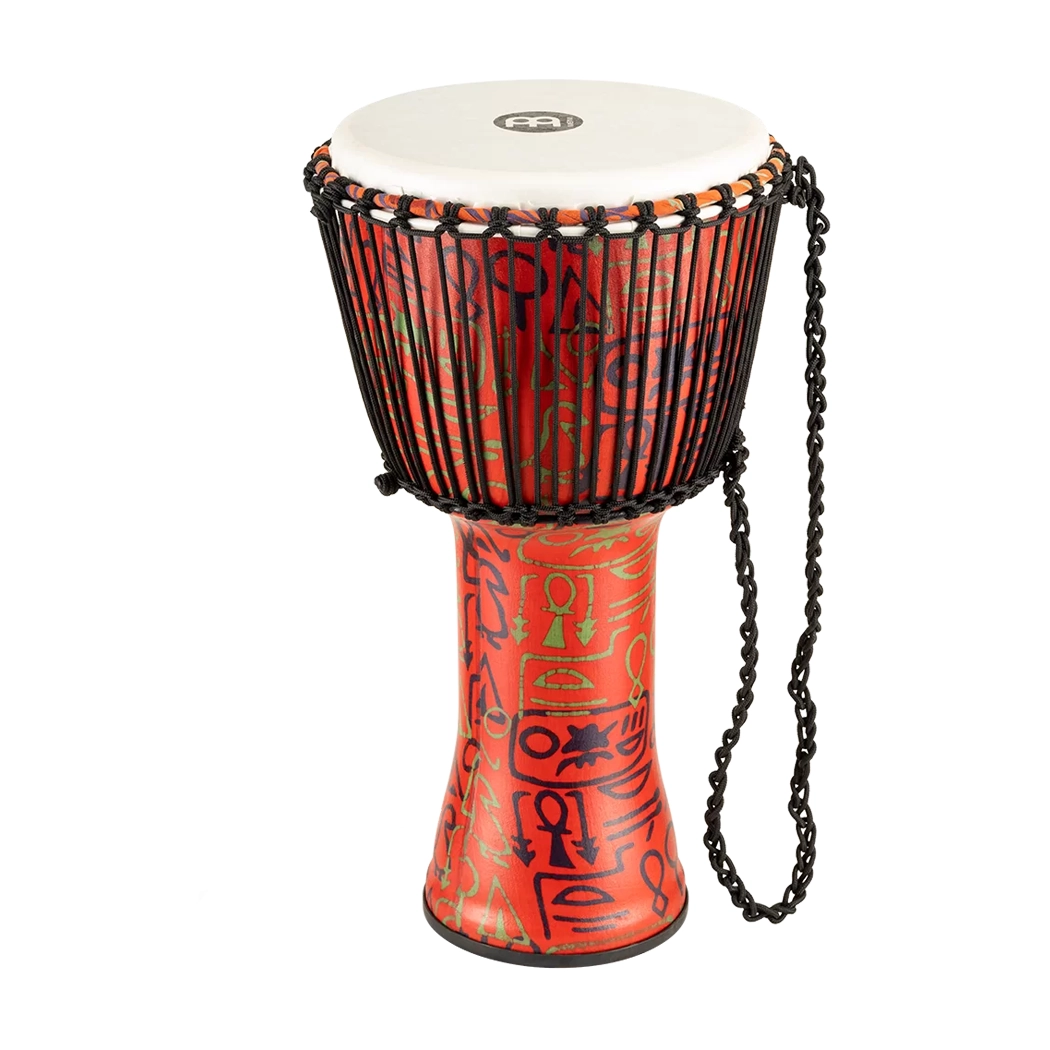 Meinl 12" Rope Tuned Travel Series Djembe - Pharaoh's Script