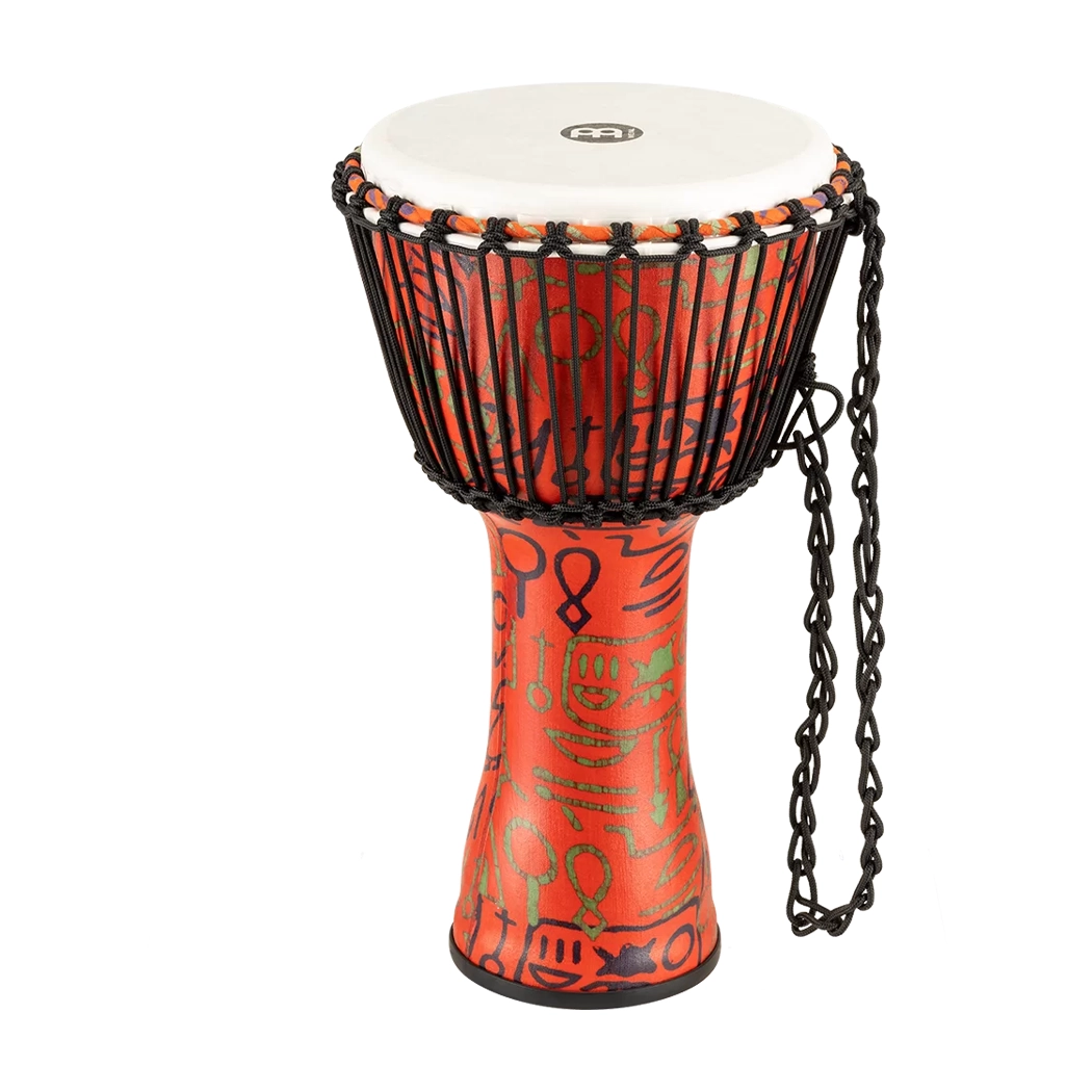 Meinl 10" Rope Tuned Travel Djembe - Pharaoh's Script