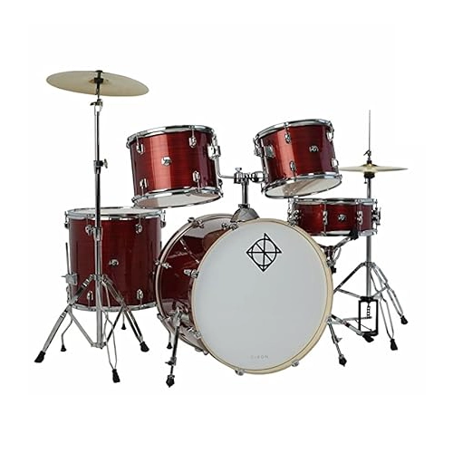 Dixon Spark Series 5 Piece Complete Drum Set