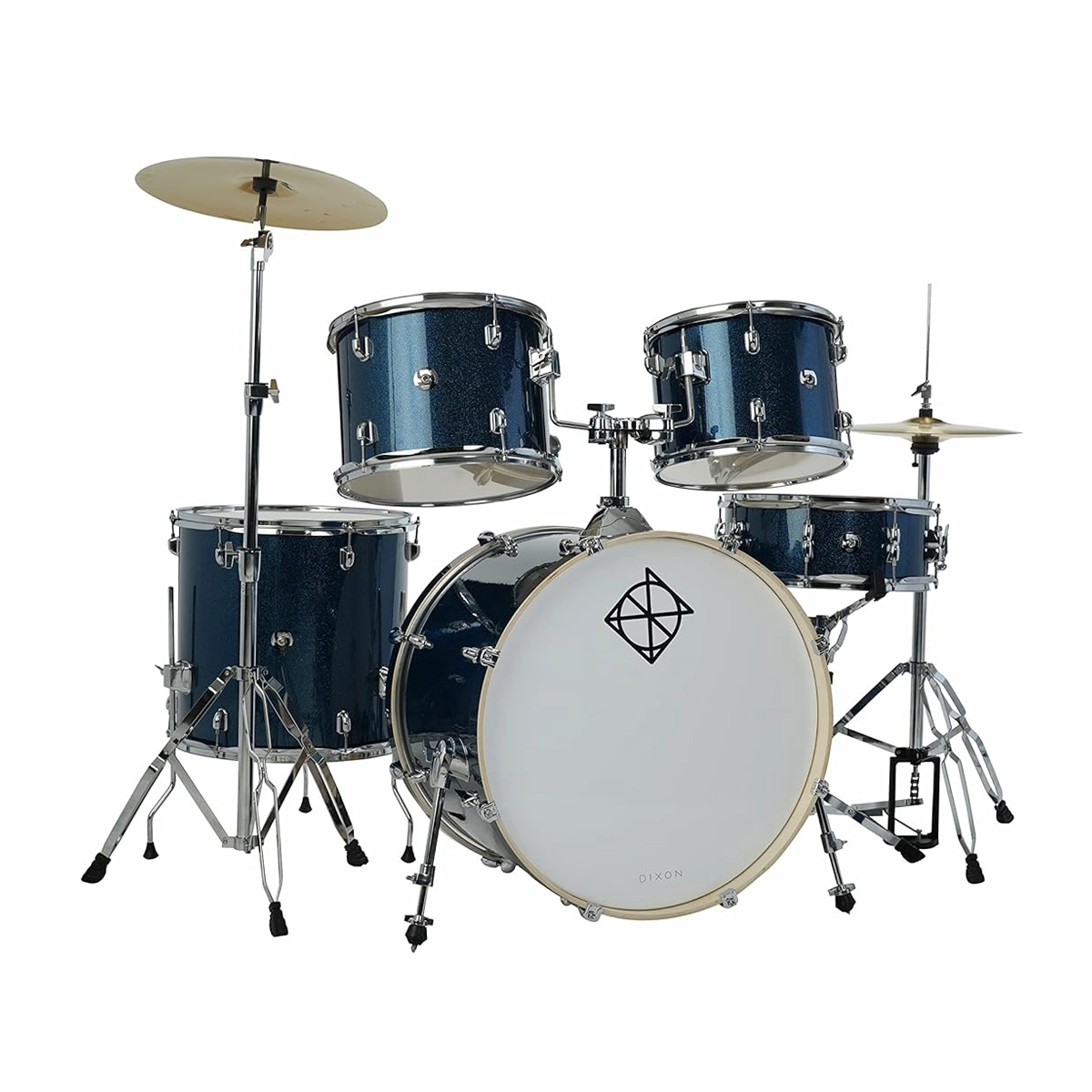 Dixon Spark Series 5 Piece Complete Drum Set