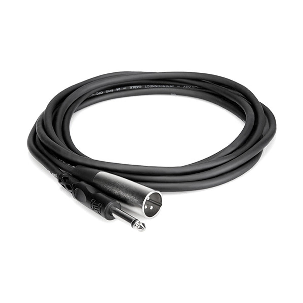 Hosa PXF-110 XLR Female to 1/4 inch TS Male Unbalanced Interconnect Cable - 10 foot