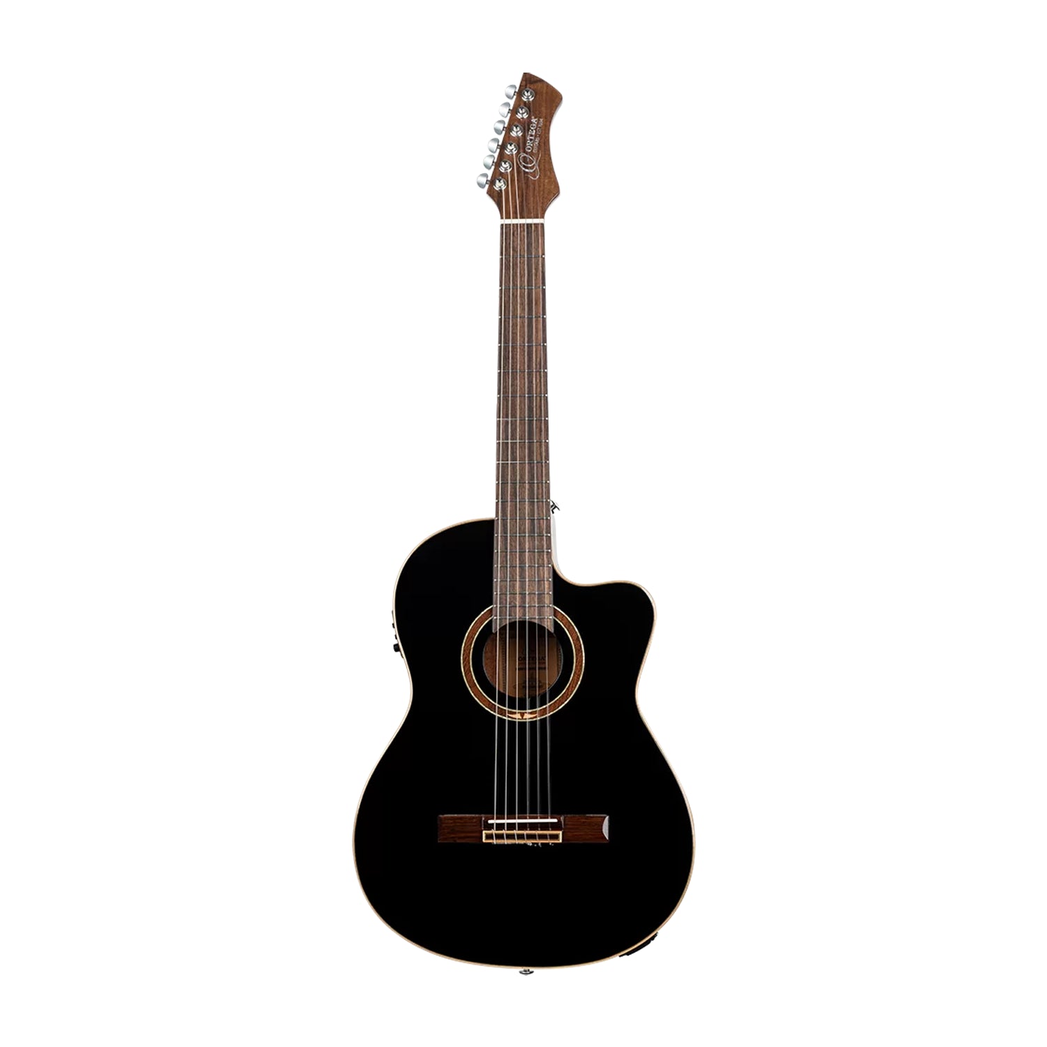 Ortega Performer Series 4/4 Classical Guitar W/  Gig Bag - Black