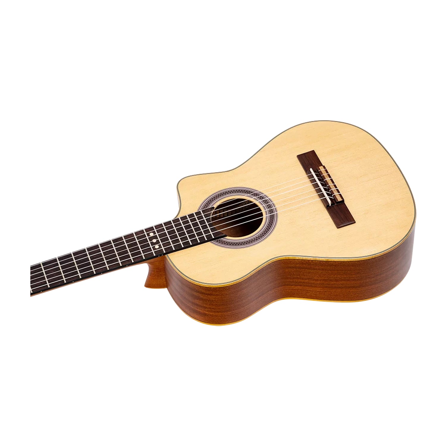 Ortega Guitars Requinto Series 6 String Acoustic Guitar - Spruce