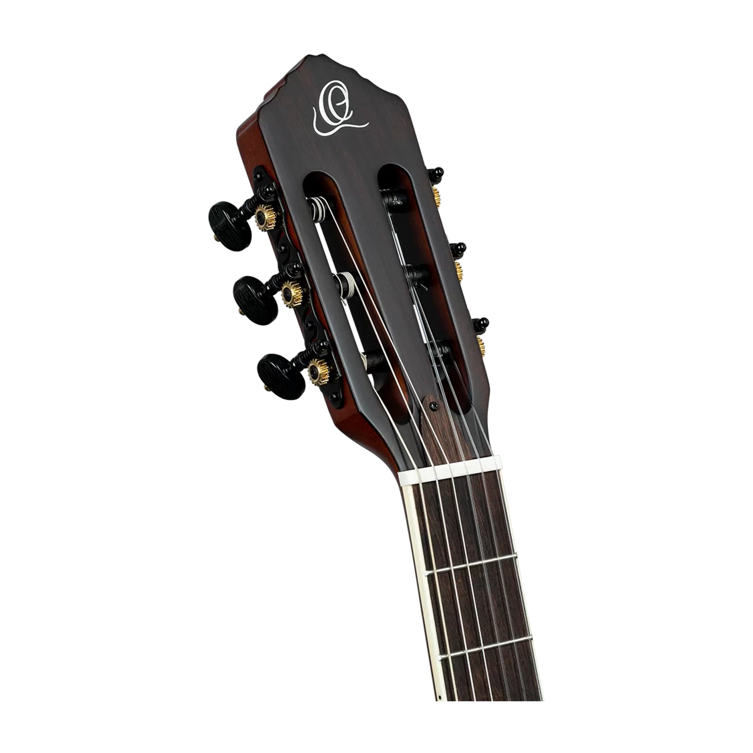 Ortega Tourplayer Electric Nylon String Guitar - Satin Black