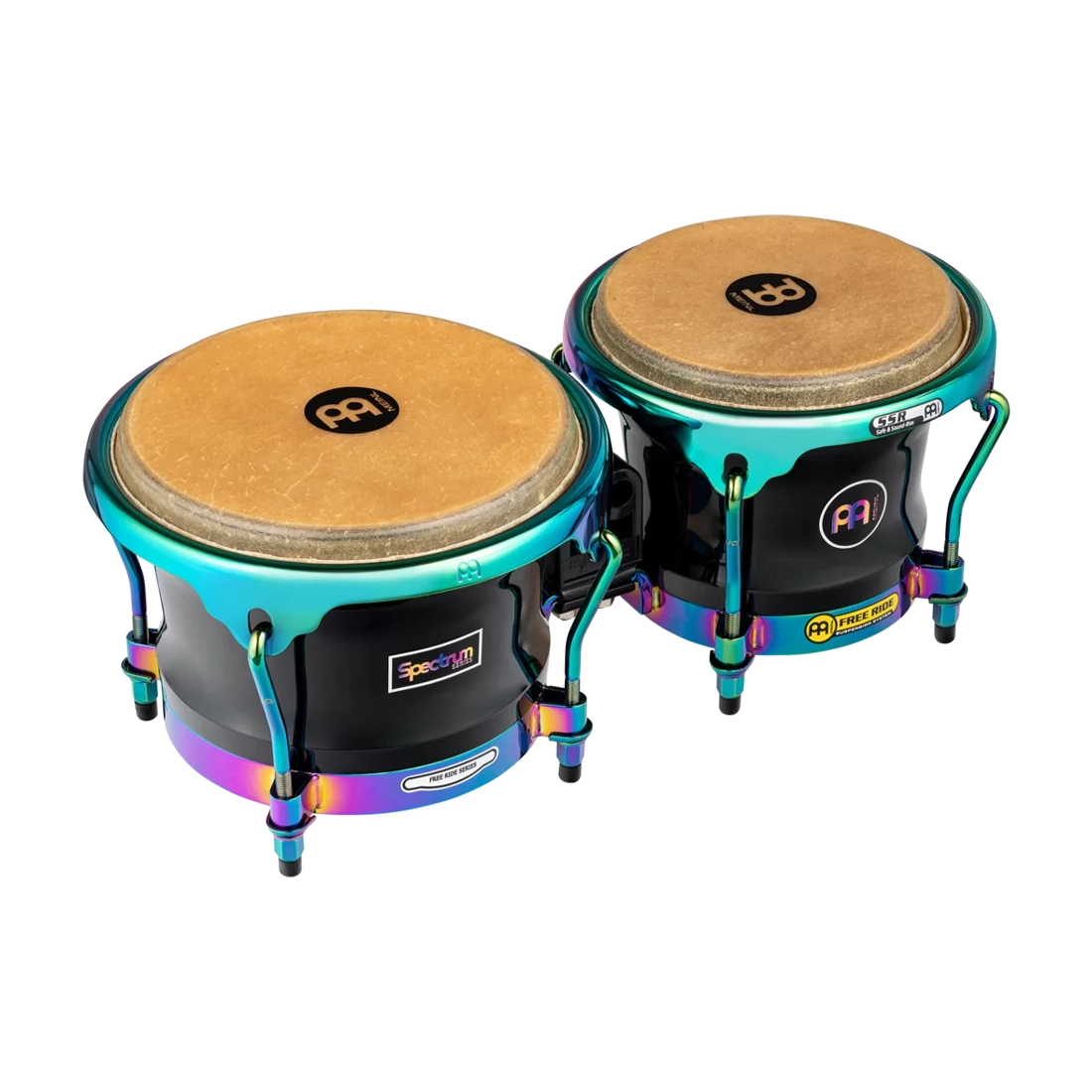 Meinl Percussion Spectrum Series 7" And 8.5" Siam Oak Bongos - Phantom Black