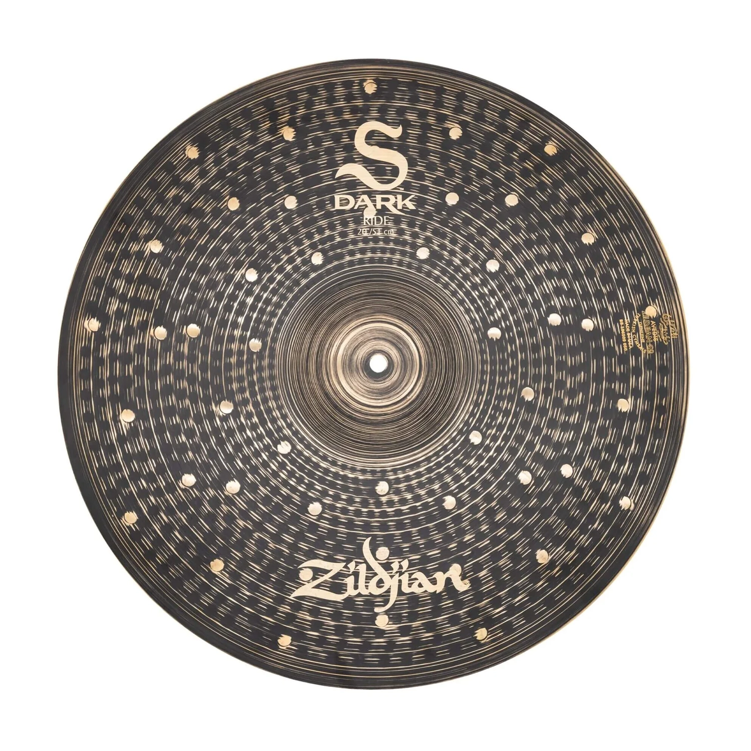 Zildjian 20" S Dark Ride Cymbal - Dark Finish