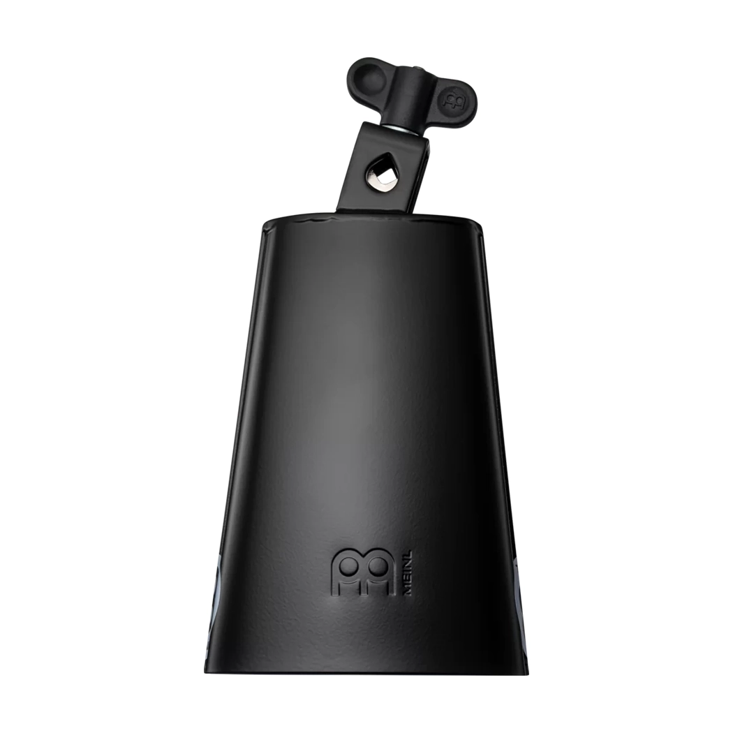 Black Powder Coated Steel Cowbell, 6 3/4-Inch