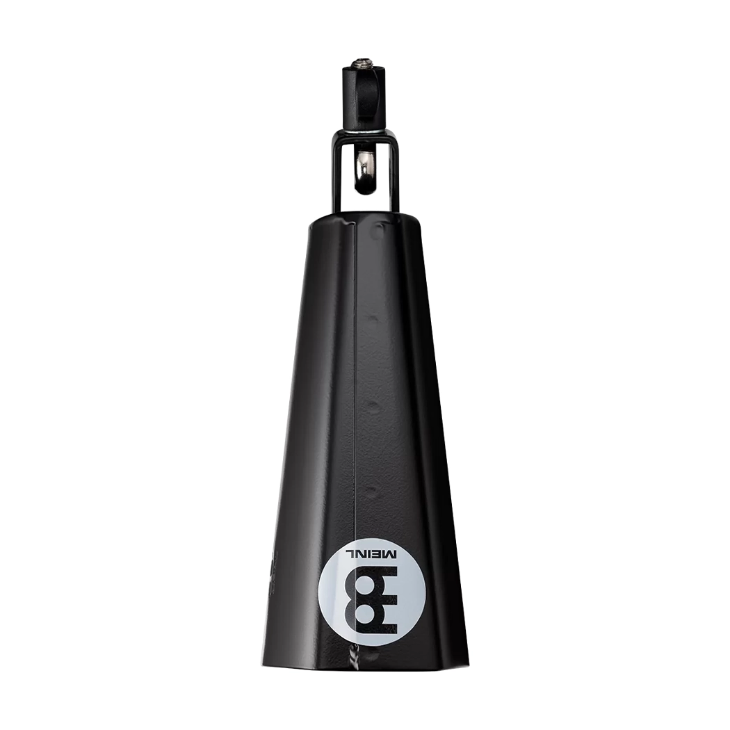 Black Powder Coated Steel Cowbell, 6 3/4-Inch