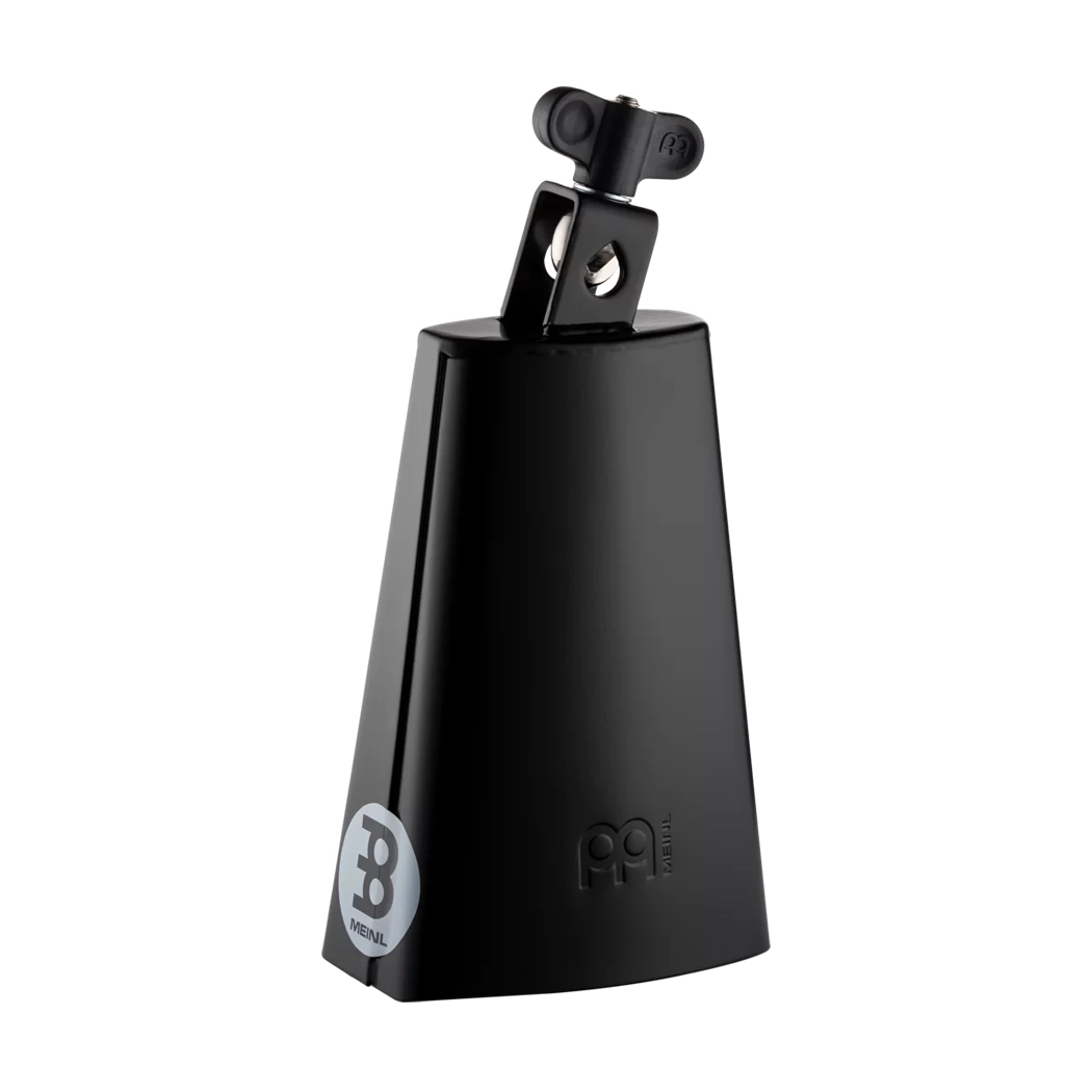 Black Powder Coated Steel Cowbell, 6 3/4-Inch