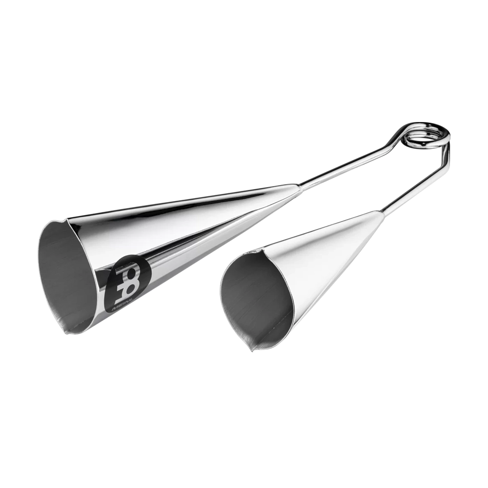 Meinl STBAG2-CH Large Steel Agogo Chrome Finish