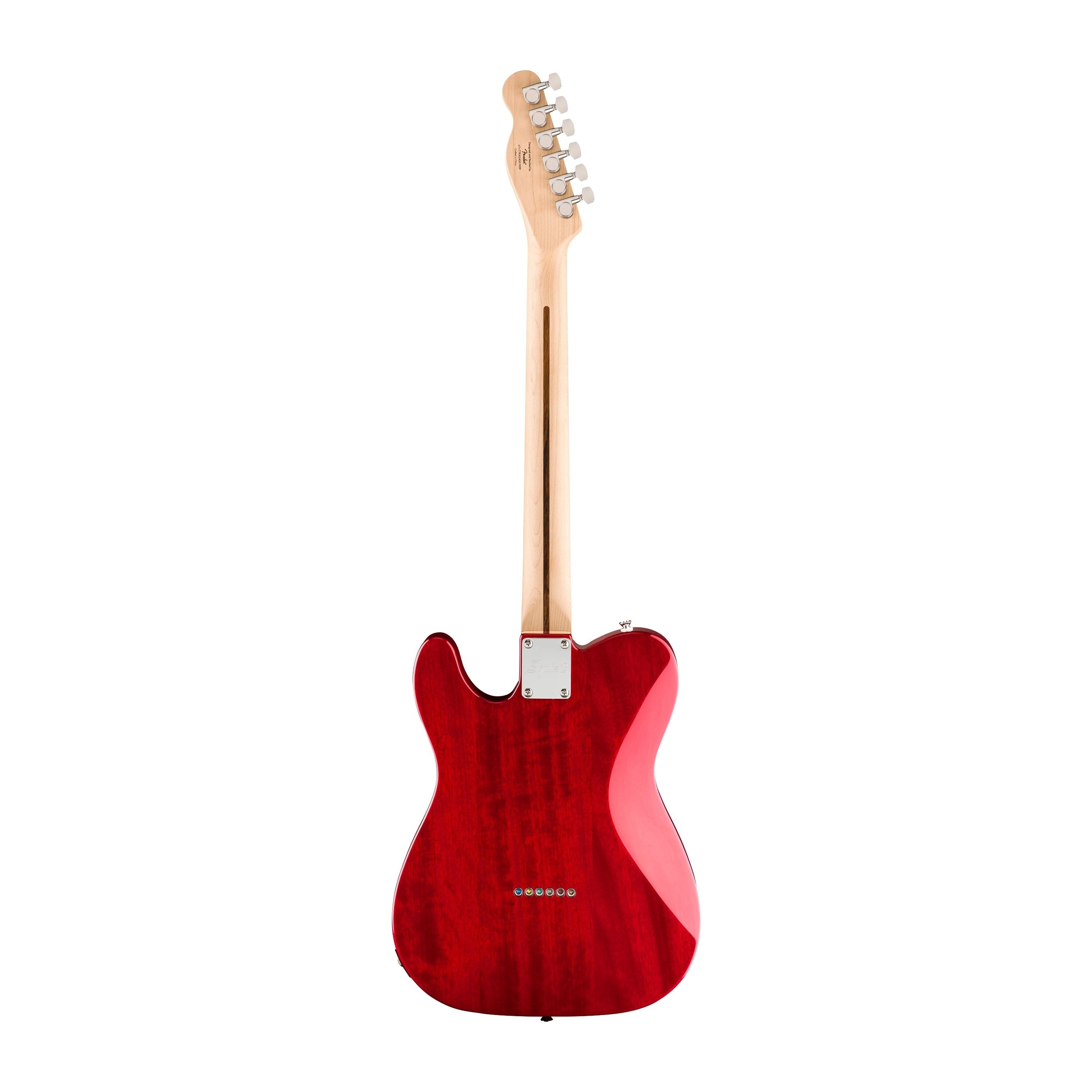 Squier Affinity Series Telecaster Electric Guitar - Crimson Red Transparent