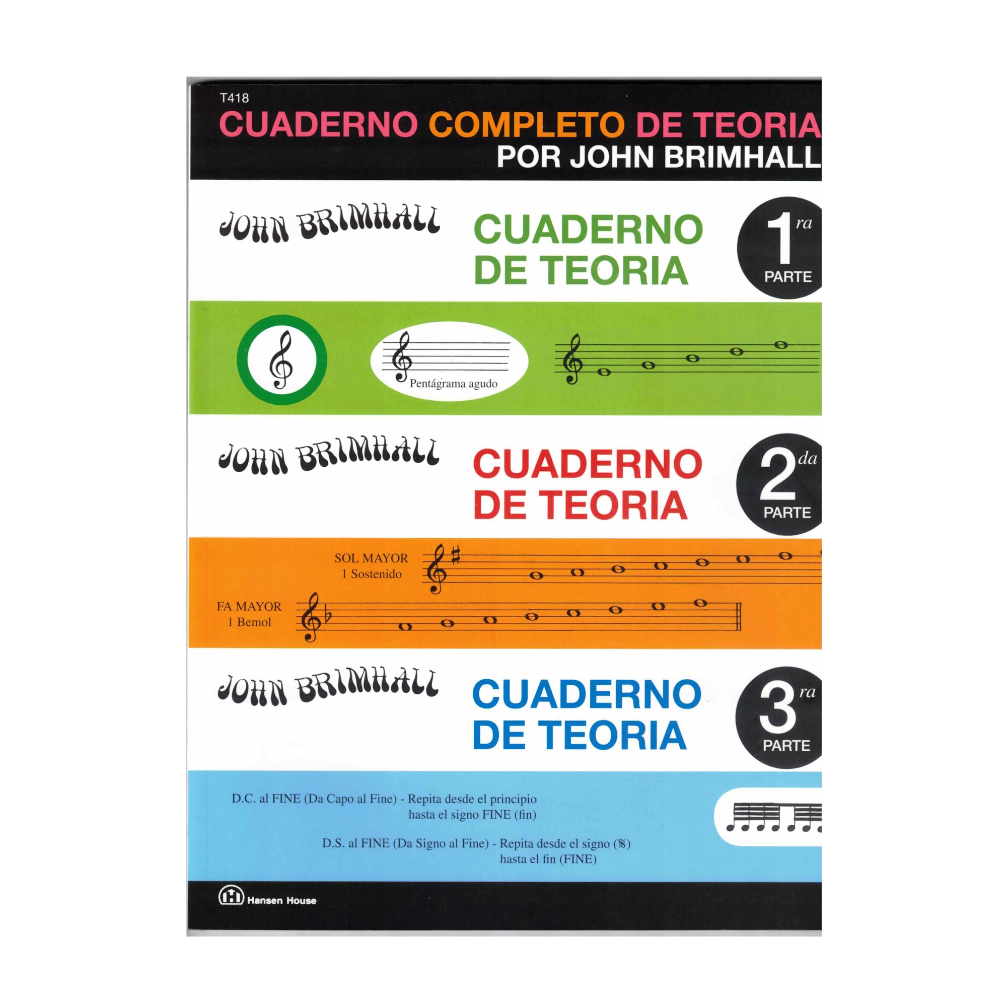 Cuaderno de Teoria 3 en 1 John Brimhall- Version Grande