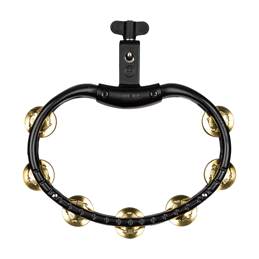 Meinl Setup Tambourine with Brass Jingles Black