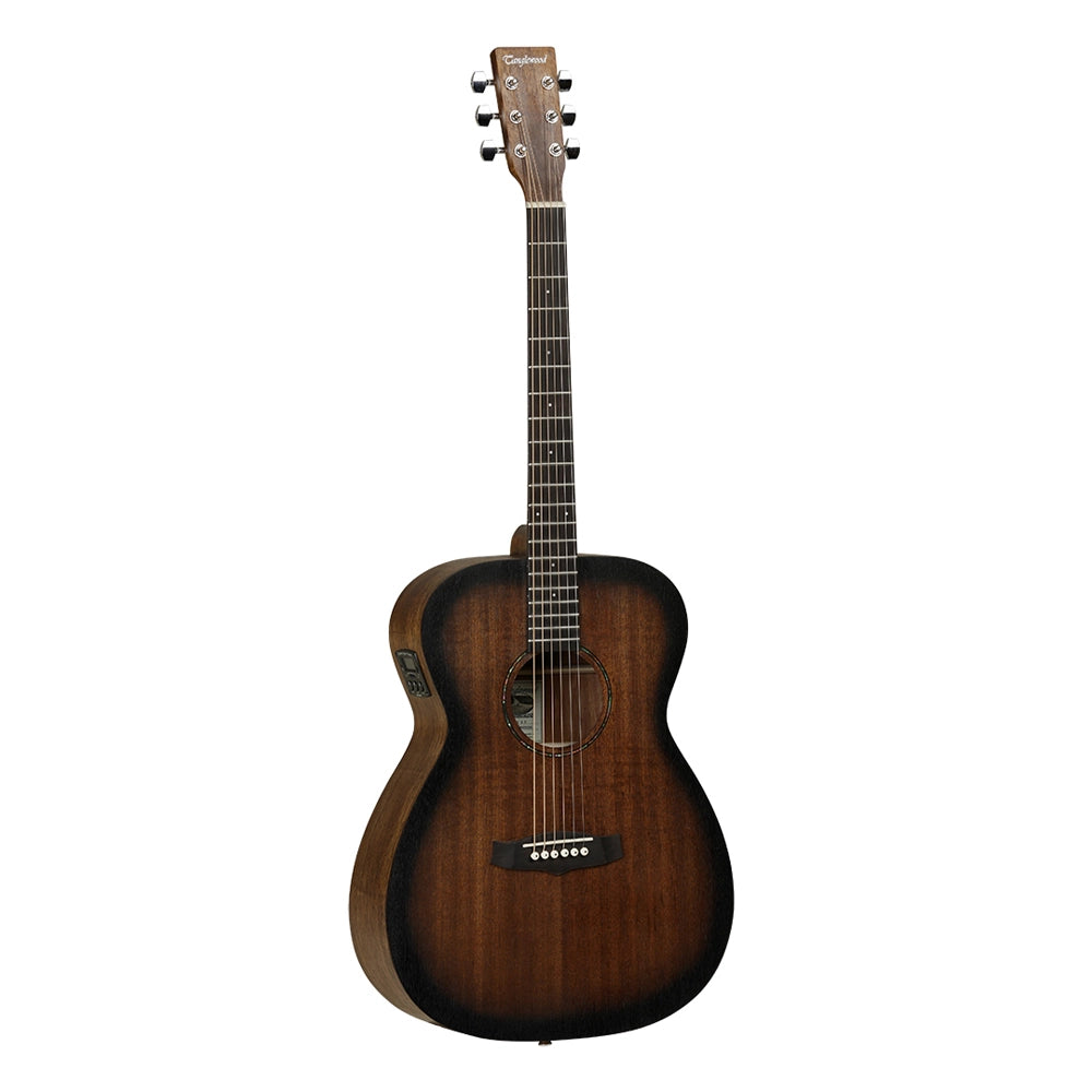 Tanglewood Orchestra Shaped Acoustic Guitar Whiskey Barrel Burst Satin