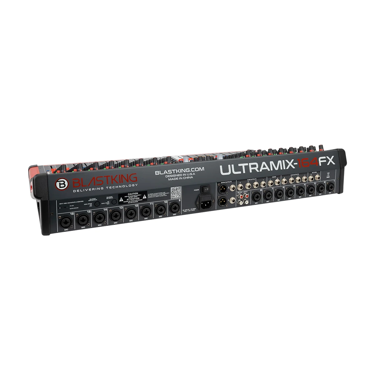 Blastking Ultramix-164FX Consola de Mezcla Profesional de 16 Canales