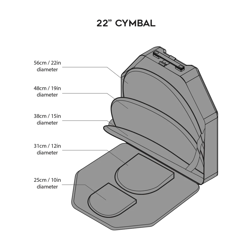 Gruv Gear Veloc Cymbal Bag - 22"