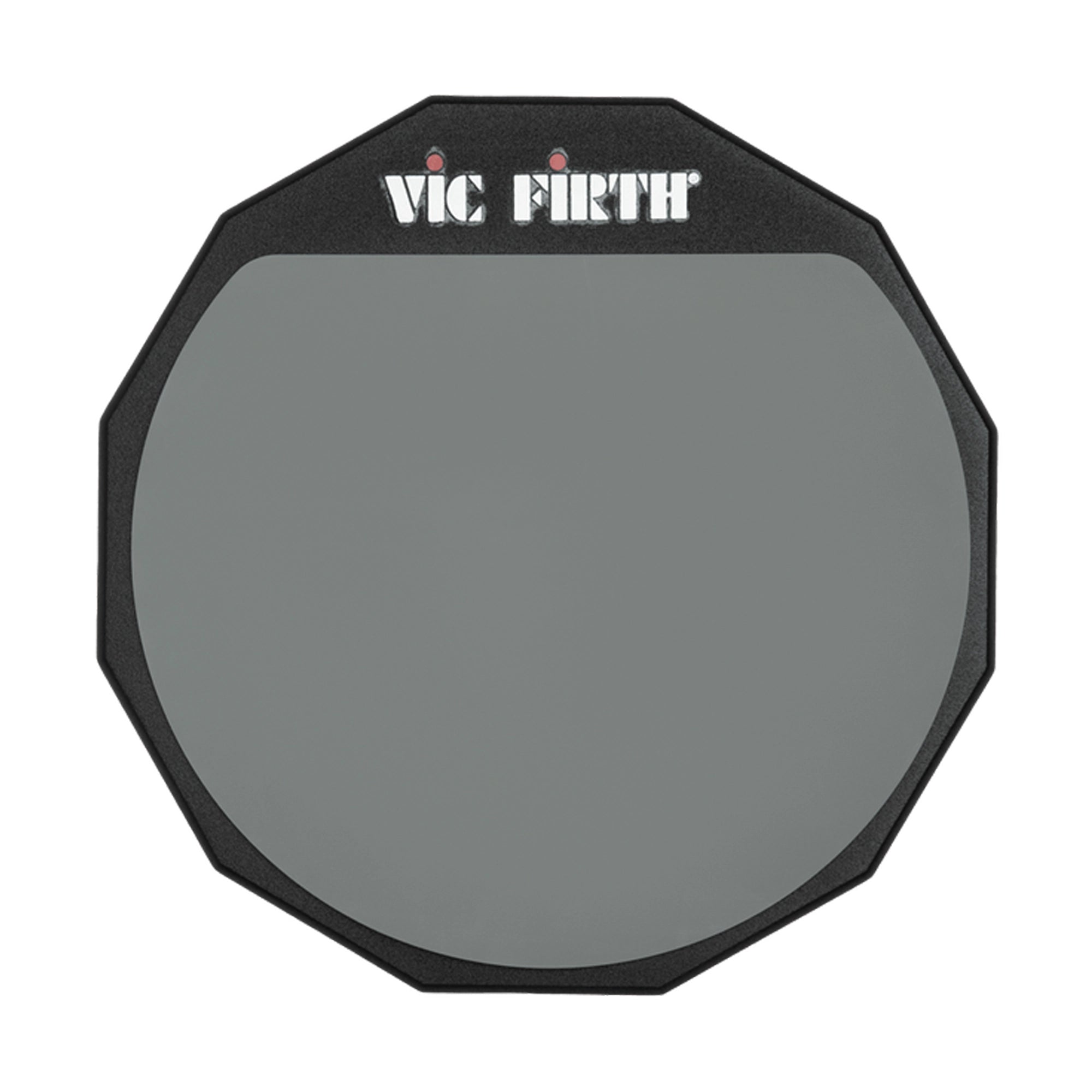 Vic Firth 12" Double-Surface Practice Pad w/ Soft Rubber / Hard Rubber Surface