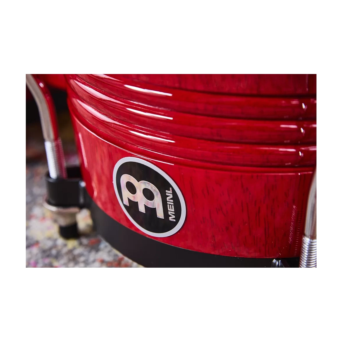 Meinl Percussion Marathon Traditional Bongos 6.75" And 8" Siam Oak Bongos - Wine Red