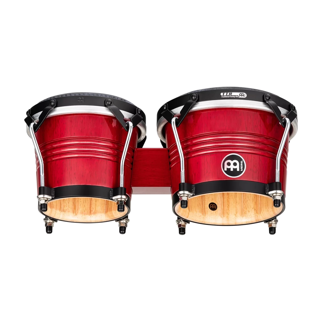 Meinl Percussion Marathon Traditional Bongos 6.75" And 8" Siam Oak Bongos - Wine Red