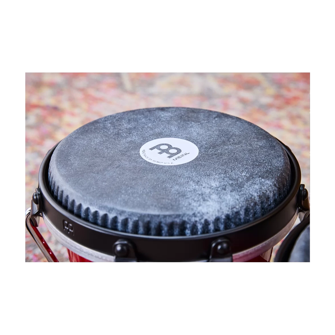 Meinl Percussion Marathon Traditional Bongos 6.75" And 8" Siam Oak Bongos - Wine Red