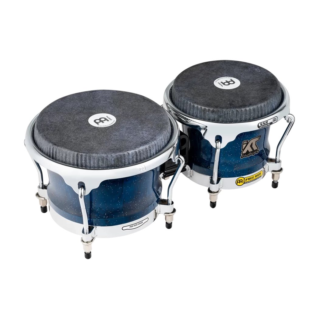 Meinl Percussion Artist Series William Kachiro Thompson 7" & 8.5" Pine Bongos - Blue Wave