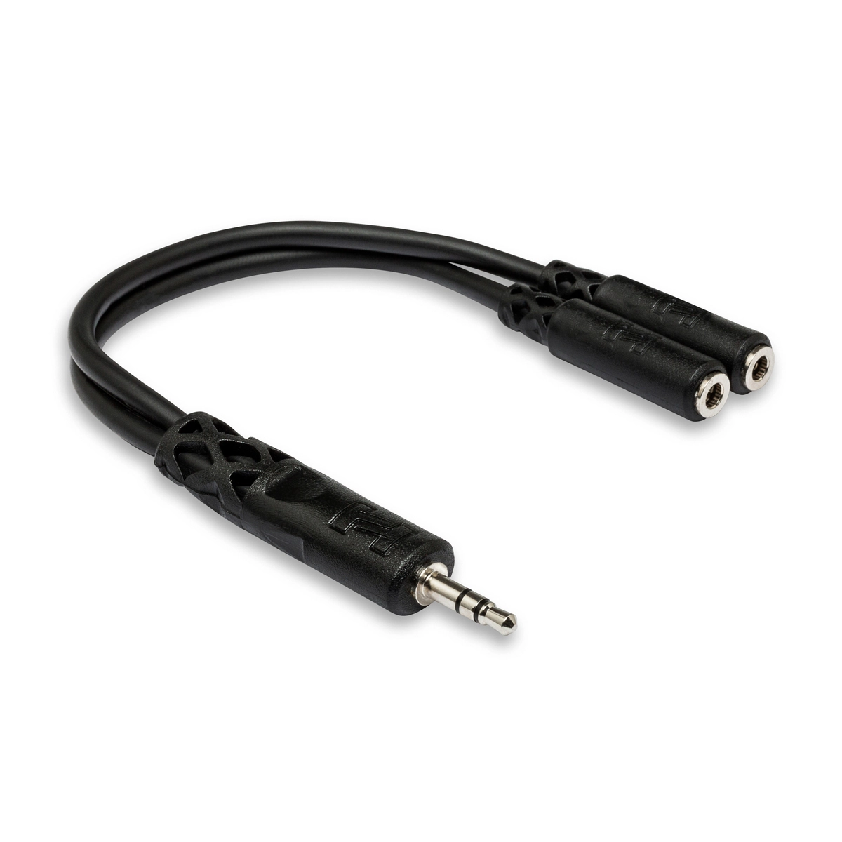 Hosa YMM-232 Y 1/8" Male TRS To Dual 1/8" Stereo Female Y Adapter Cable 6"