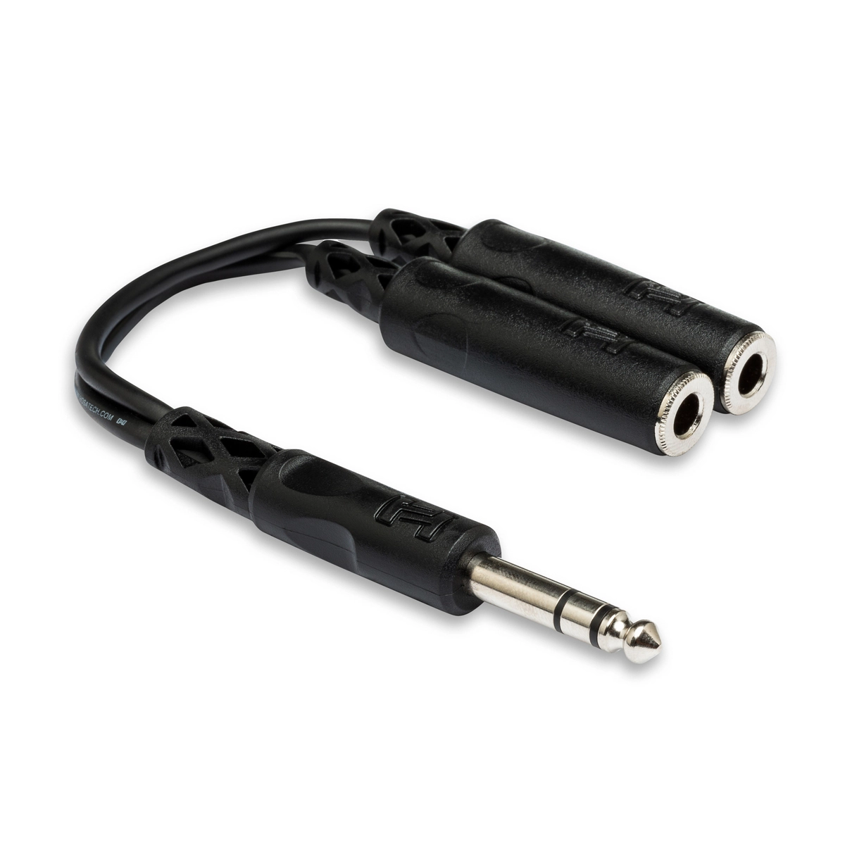 Hosa YPP-118 1/4" TRS Male to Dual 1/4" TRS Female Cable -  6''