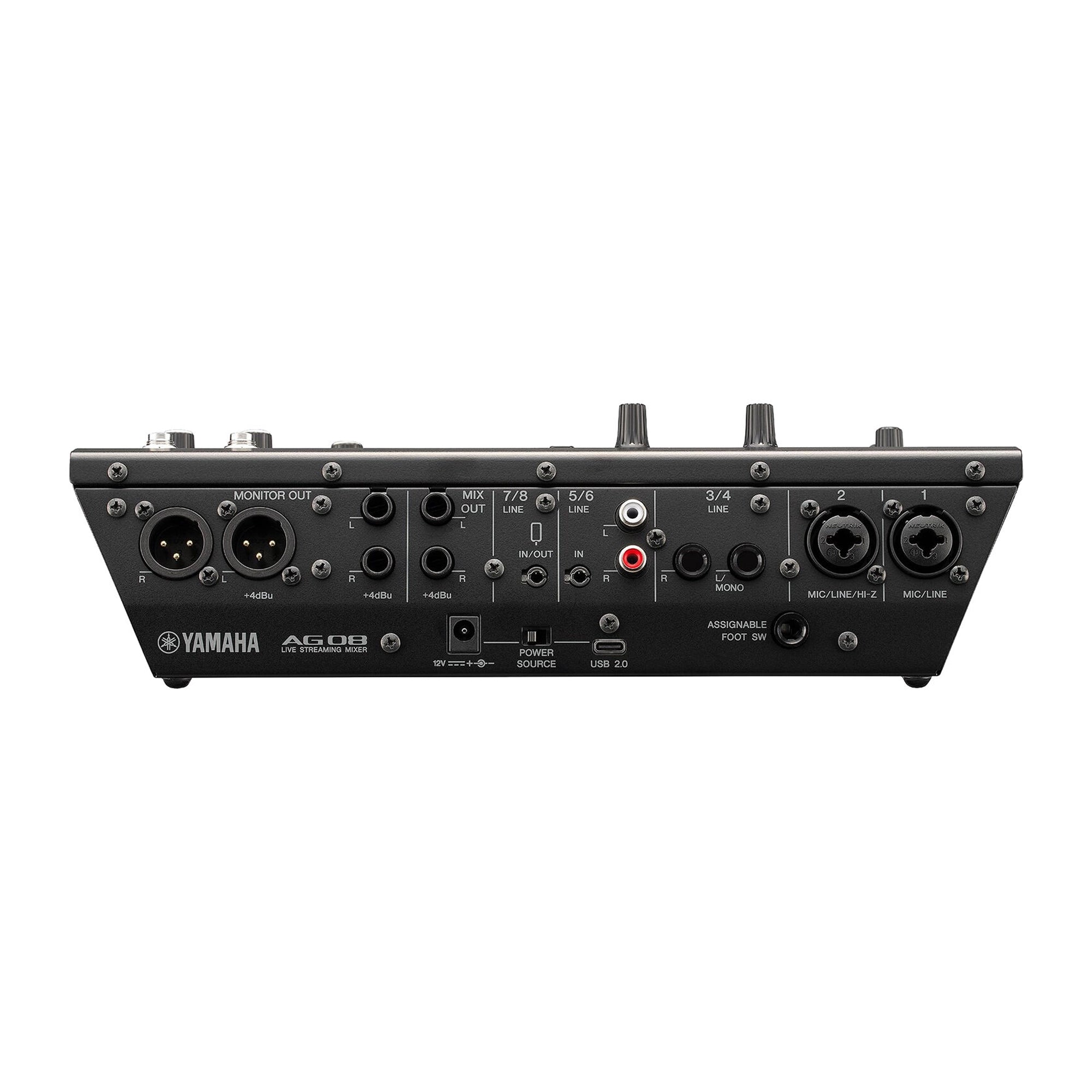 Yamaha AG08 Mezclador de 8 canales/Interfaz USB para Mac/PC