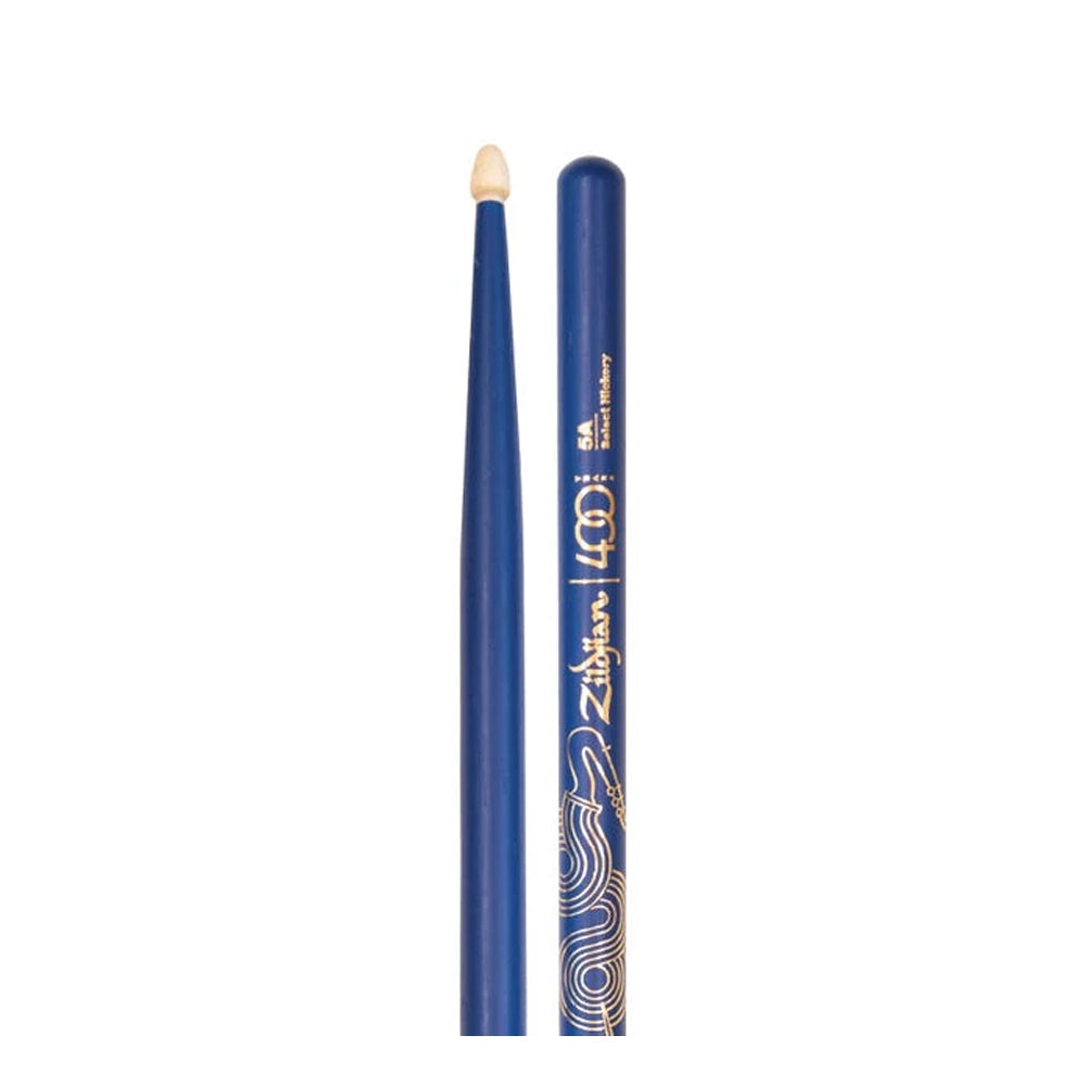 Zildjian 400th Anniversary Hickory 5A Drumsticks  - Painted Blue