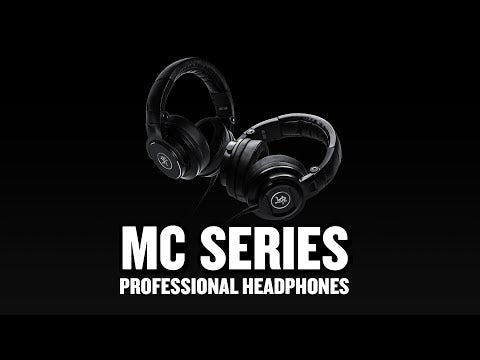 Mackie MC-250 Professional Closed-Back Headphones Black