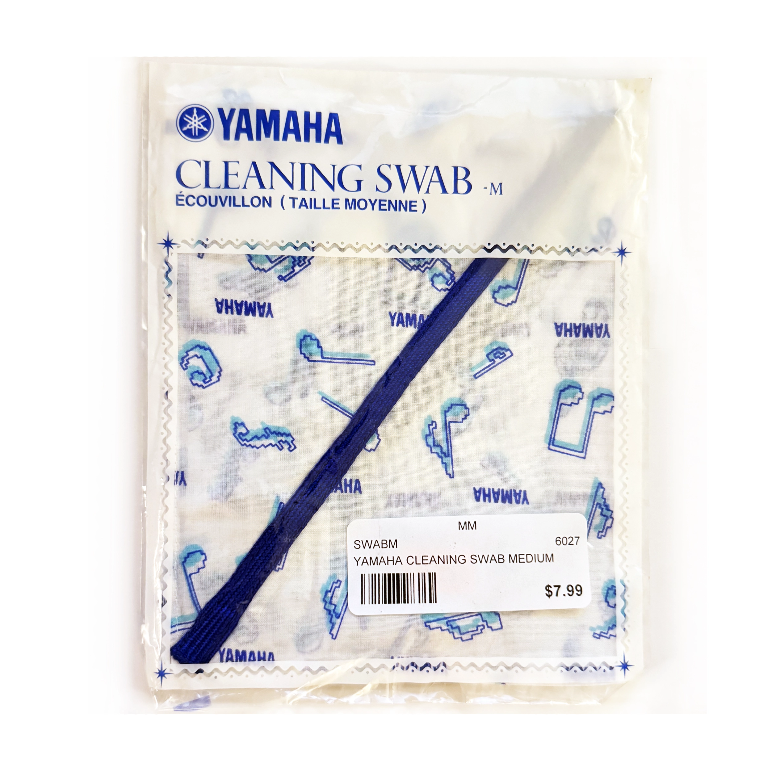 Yamaha Cleaning Swab Medium - Notes Design