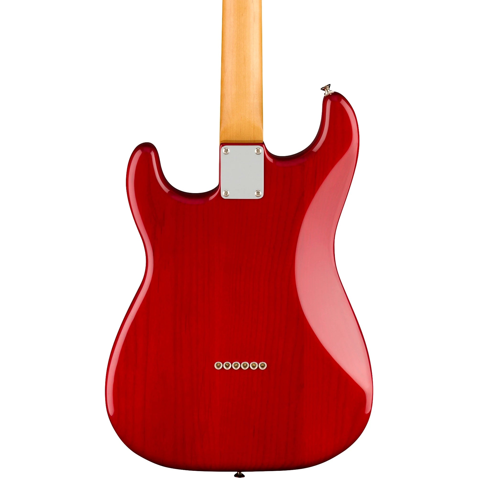 Fender Noventa Stratocaster Electric Guitar Crimson Red Transparent