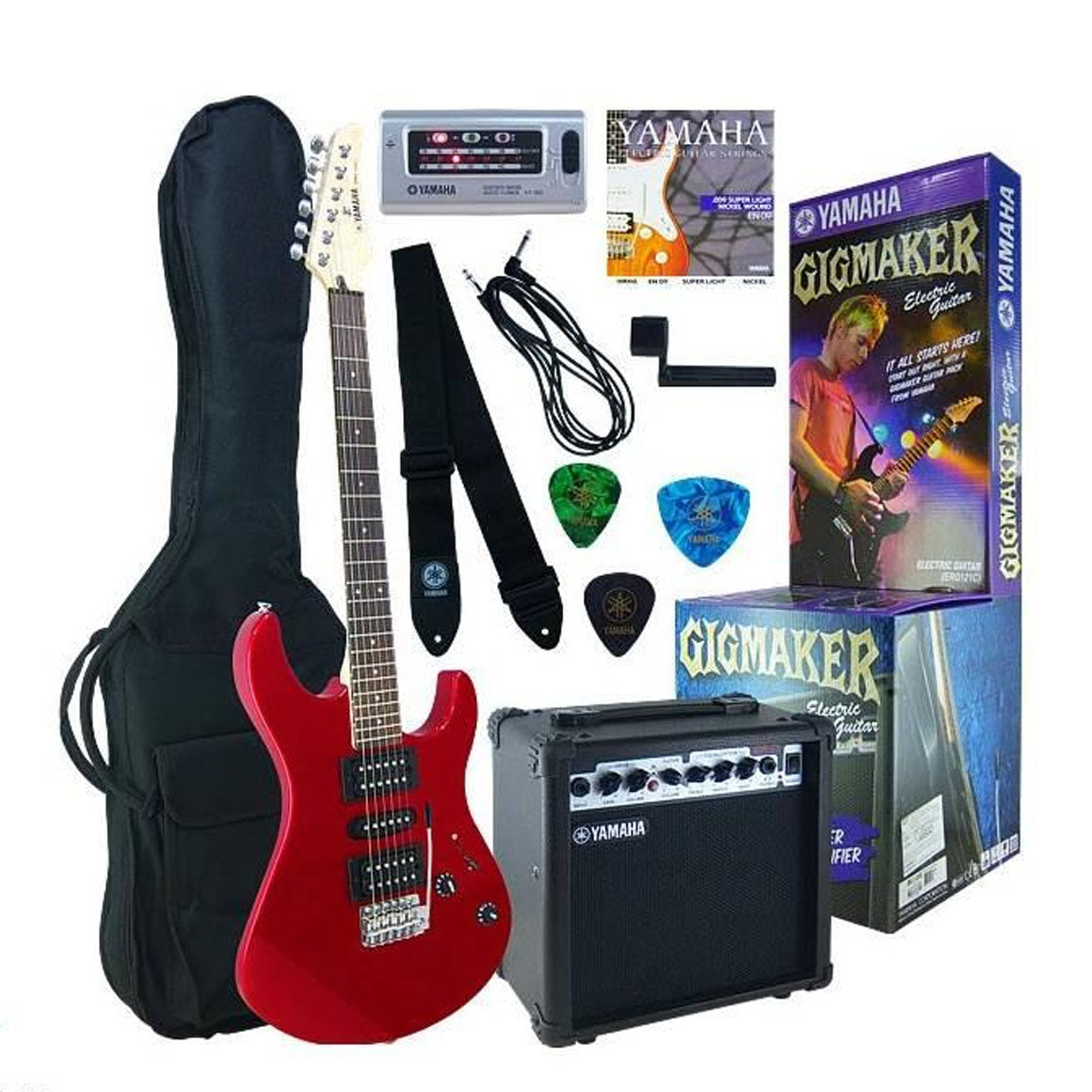 Yamaha electric 2024 guitar set